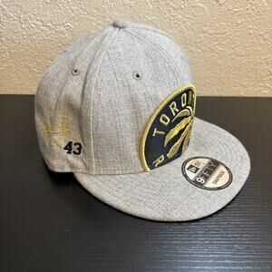 Pascal Siakam New Era Toronto Raptors Gray 9FIFTY Snapback Hat
